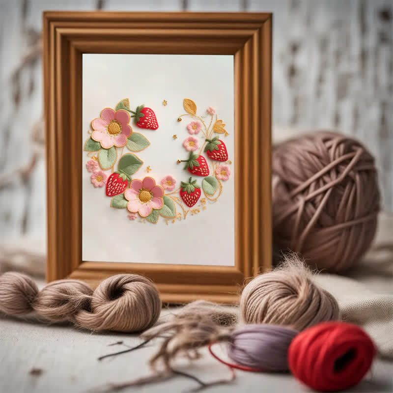 Rubbyoo Embroidery Kit - Strawberries - image 2