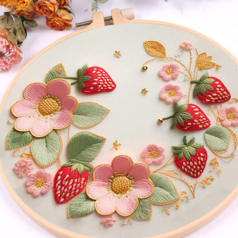 Rubbyoo Embroidery Kit - Strawberries - image 7
