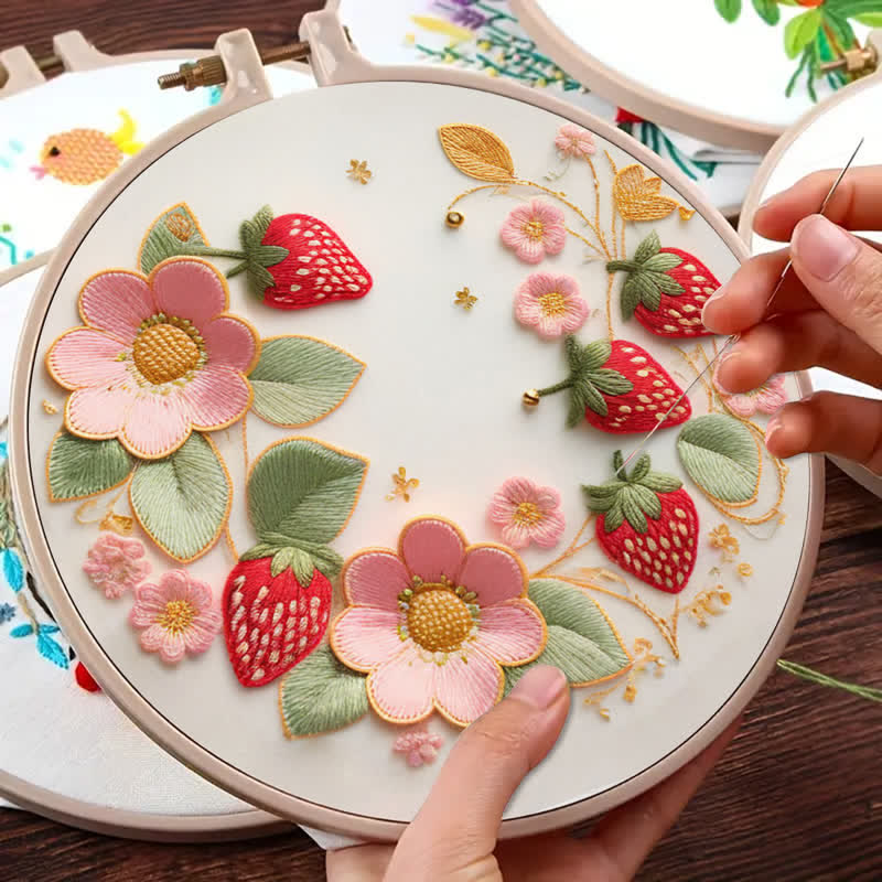 Rubbyoo Embroidery Kit - Strawberries - image 9