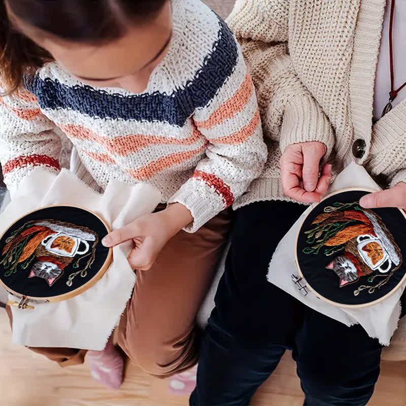 Rubbyoo Embroidery Kit - Cute Cat - image 8