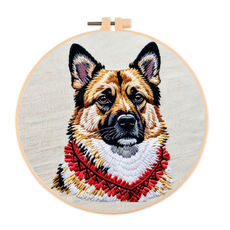 Rubbyoo Embroidery Kit - German Shepherd - image 0
