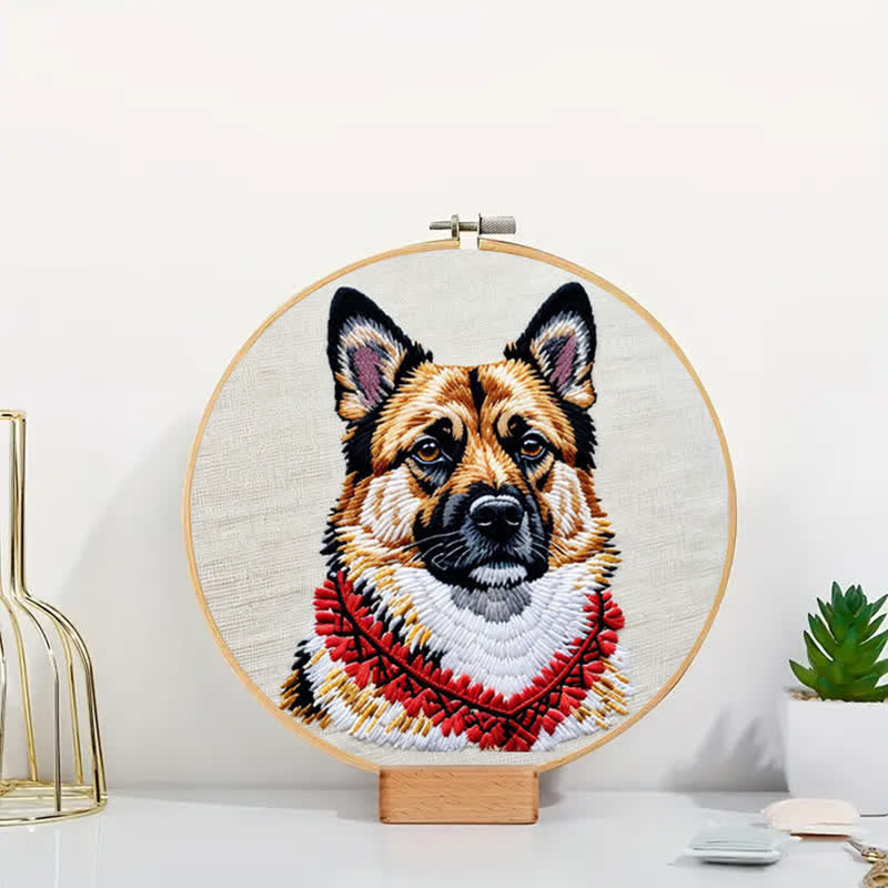 Rubbyoo Embroidery Kit - German Shepherd - image 1