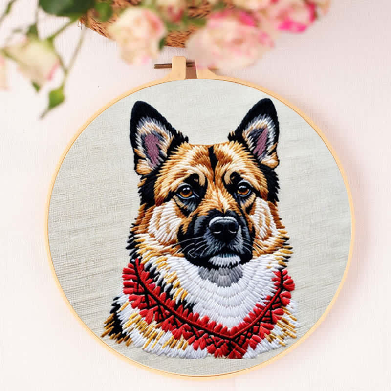 Rubbyoo Embroidery Kit - German Shepherd - image 2