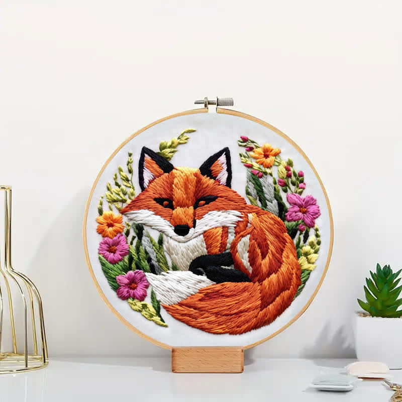 Rubbyoo Embroidery Kit - Fox - image 1