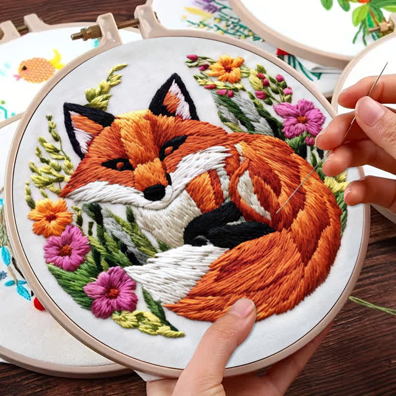 Rubbyoo Embroidery Kit - Fox - image 6