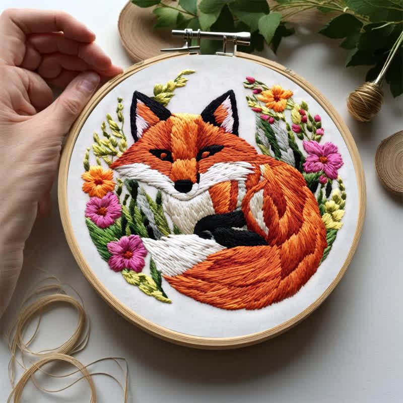 Rubbyoo Embroidery Kit - Fox - image 8