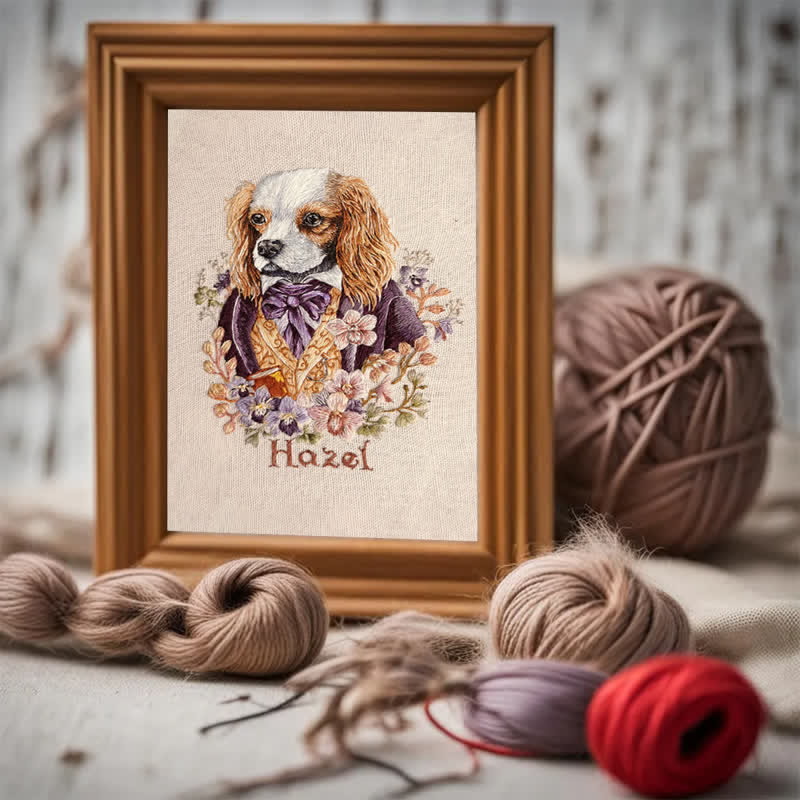 Rubbyoo Embroidery Kit - Cavalier King Charles - image 2