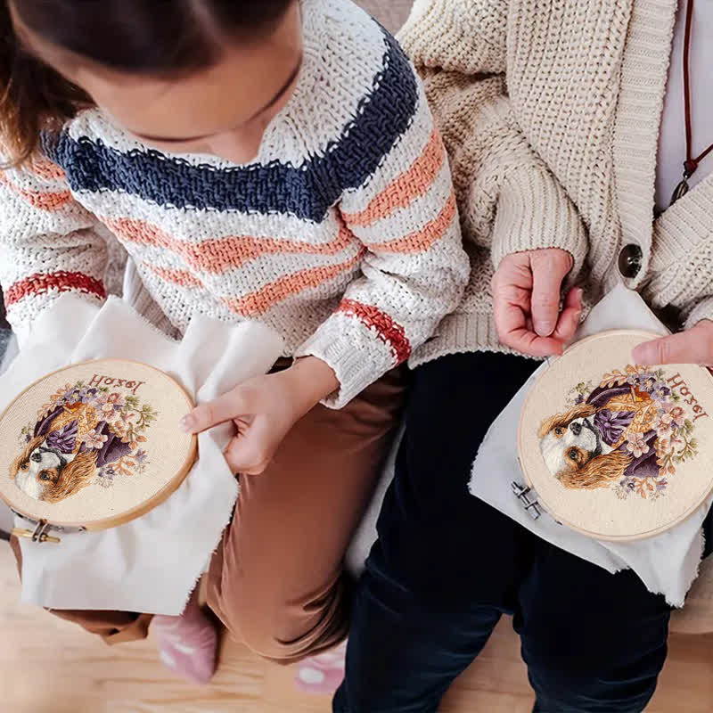 Rubbyoo Embroidery Kit - Cavalier King Charles - image 3