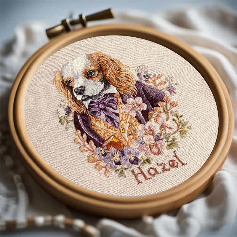 Rubbyoo Embroidery Kit - Cavalier King Charles - image 5