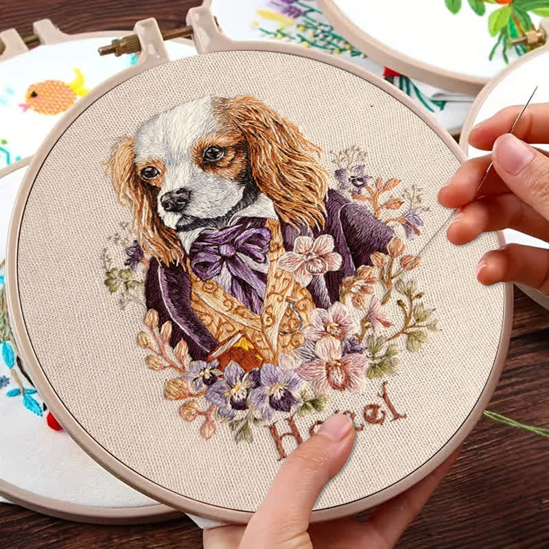 Rubbyoo Embroidery Kit - Cavalier King Charles - image 7