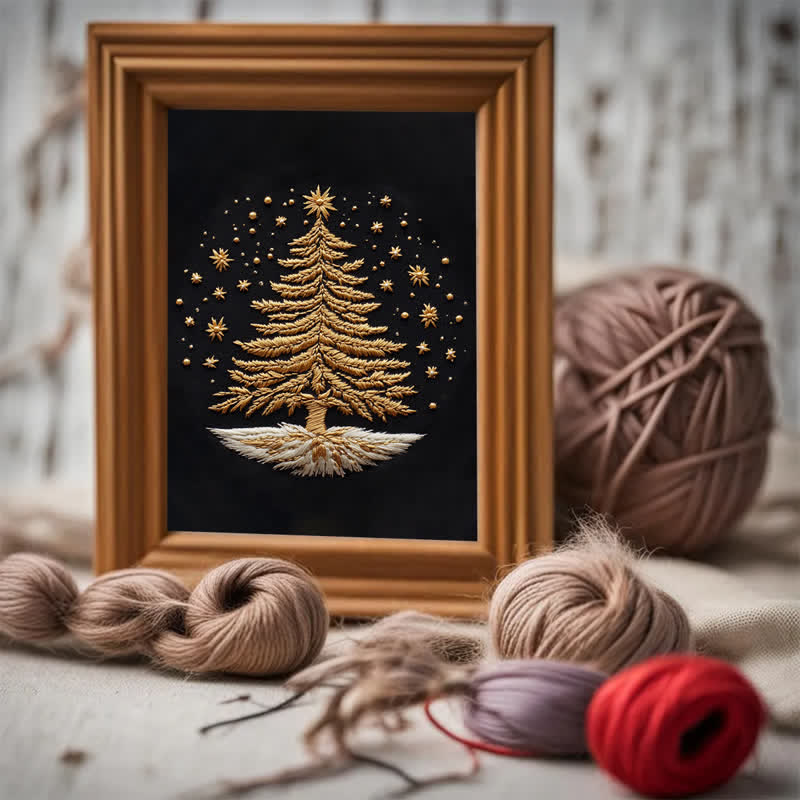 Rubbyoo Embroidery Kit - Christmas tree1 - image 2