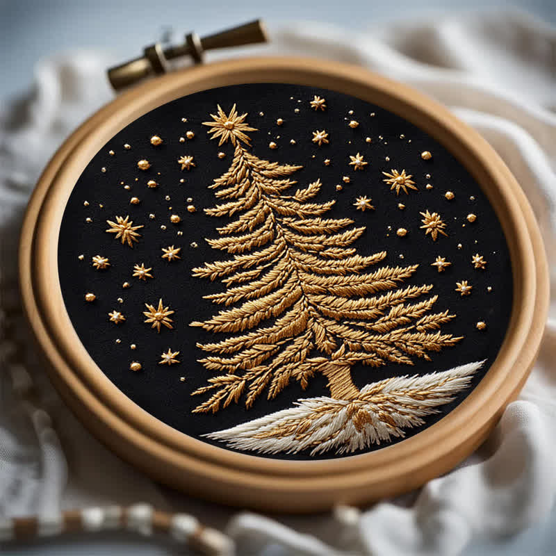 Rubbyoo Embroidery Kit - Christmas tree1 - image 5