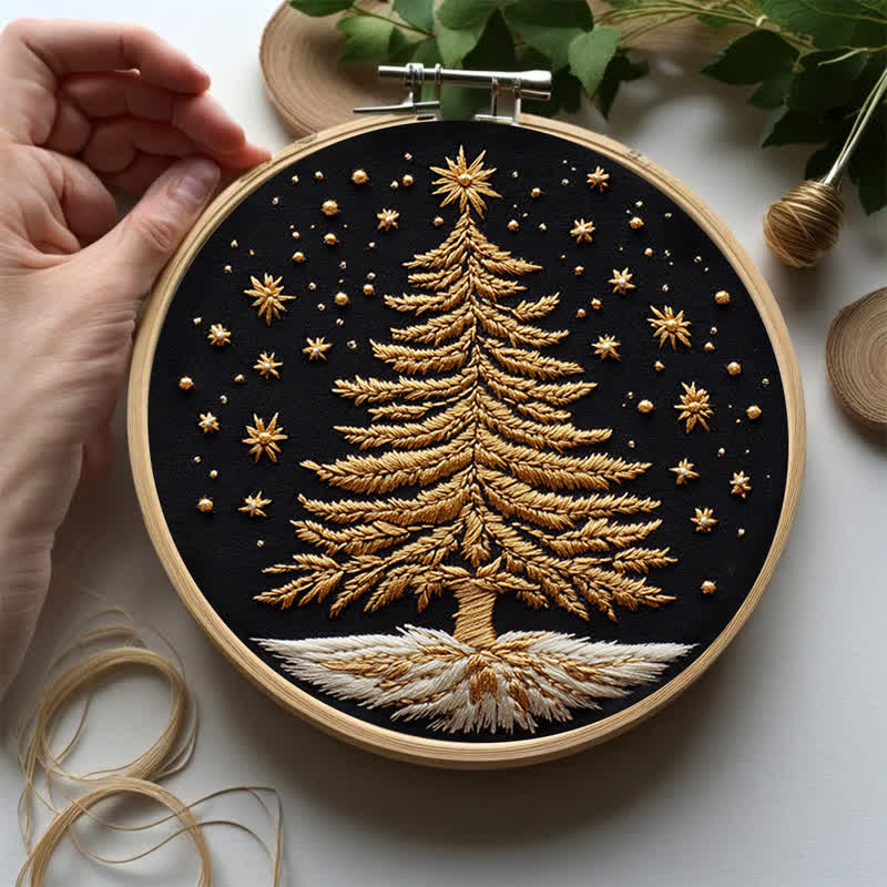 Rubbyoo Embroidery Kit - Christmas tree1 - image 6