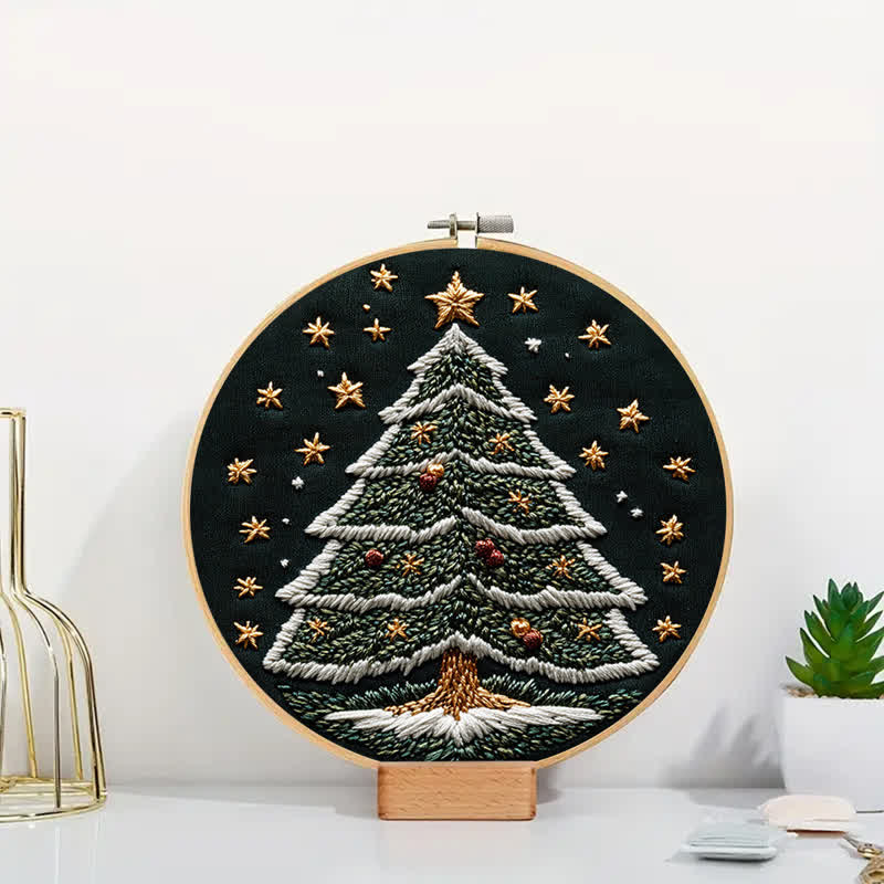 Rubbyoo Embroidery Kit - Christmas tree2 - image 1