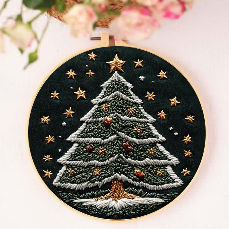Rubbyoo Embroidery Kit - Christmas tree2 - image 3