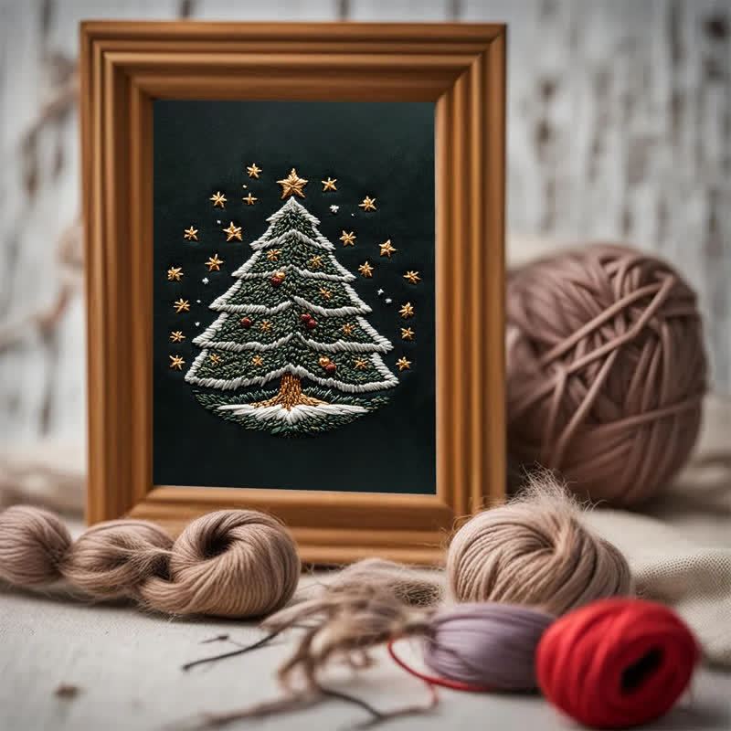 Rubbyoo Embroidery Kit - Christmas tree2 - image 2