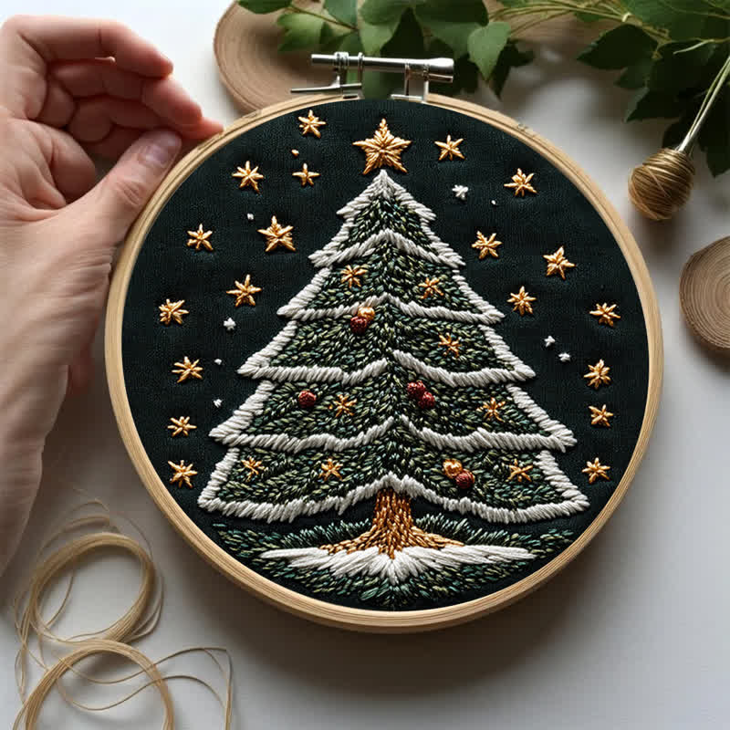 Rubbyoo Embroidery Kit - Christmas tree2 - image 6