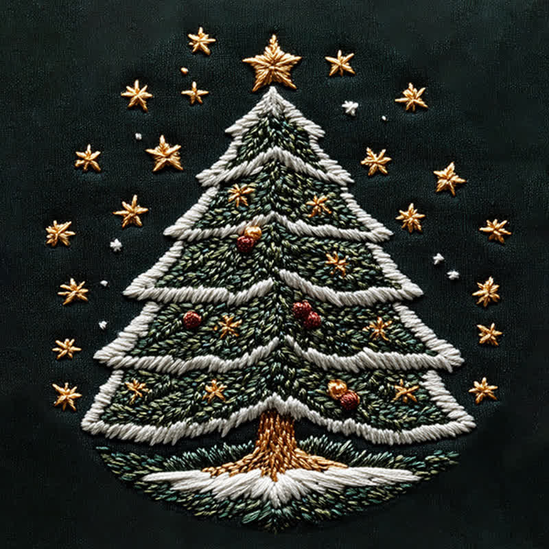 Rubbyoo Embroidery Kit - Christmas tree2 - image 7