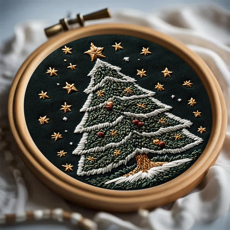 Rubbyoo Embroidery Kit - Christmas tree2 - image 5