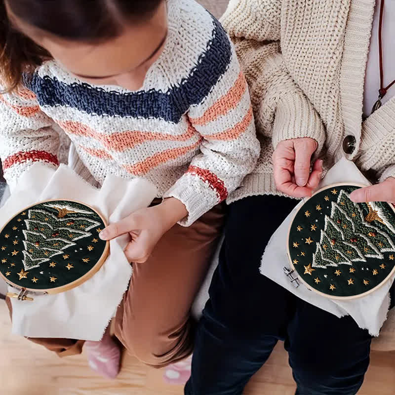 Rubbyoo Embroidery Kit - Christmas tree2 - image 4