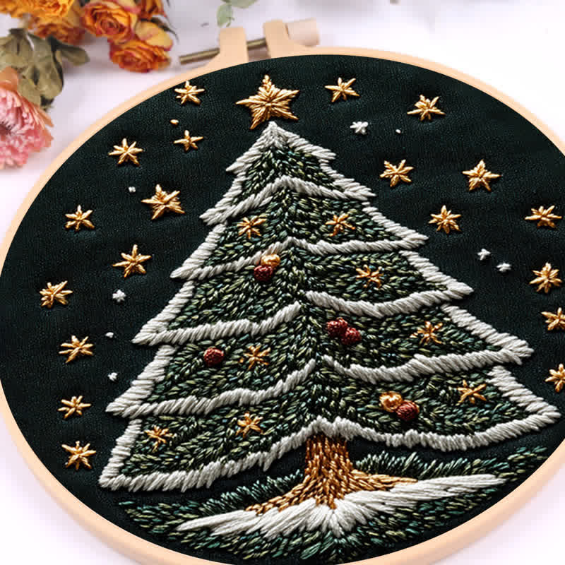 Rubbyoo Embroidery Kit - Christmas tree2 - image 9