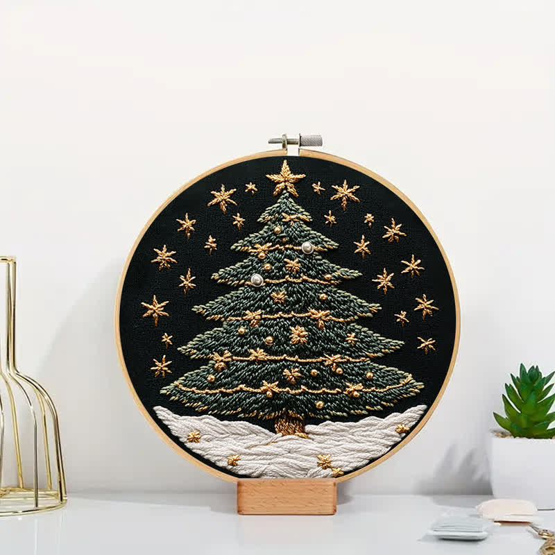 Rubbyoo Embroidery Kit - Christmas tree3 - image 1