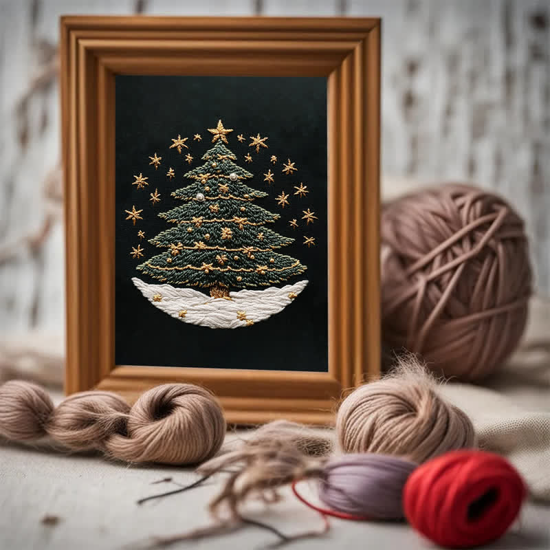 Rubbyoo Embroidery Kit - Christmas tree3 - image 2