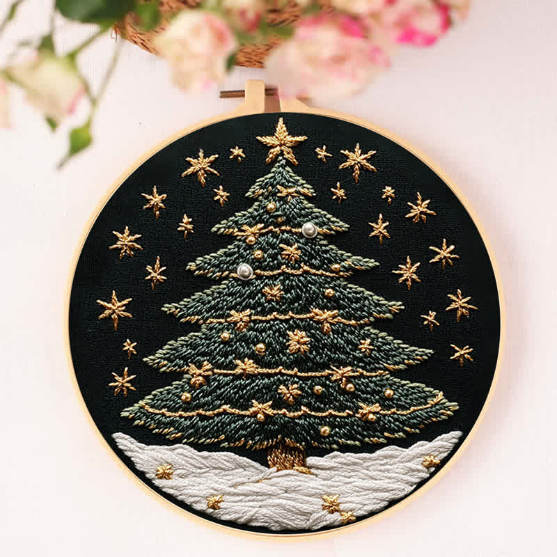 Rubbyoo Embroidery Kit - Christmas tree3 - image 3