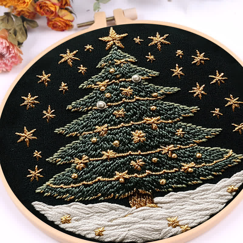Rubbyoo Embroidery Kit - Christmas tree3 - image 8