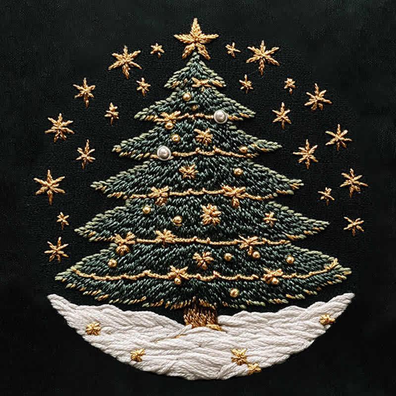 Rubbyoo Embroidery Kit - Christmas tree3 - image 9