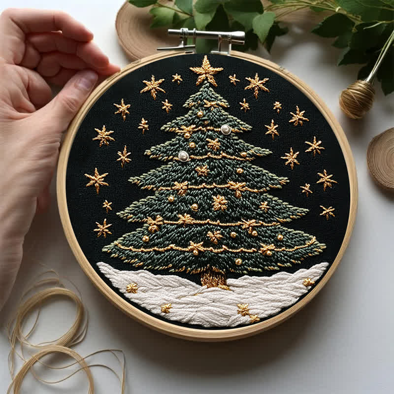Rubbyoo Embroidery Kit - Christmas tree3 - image 6