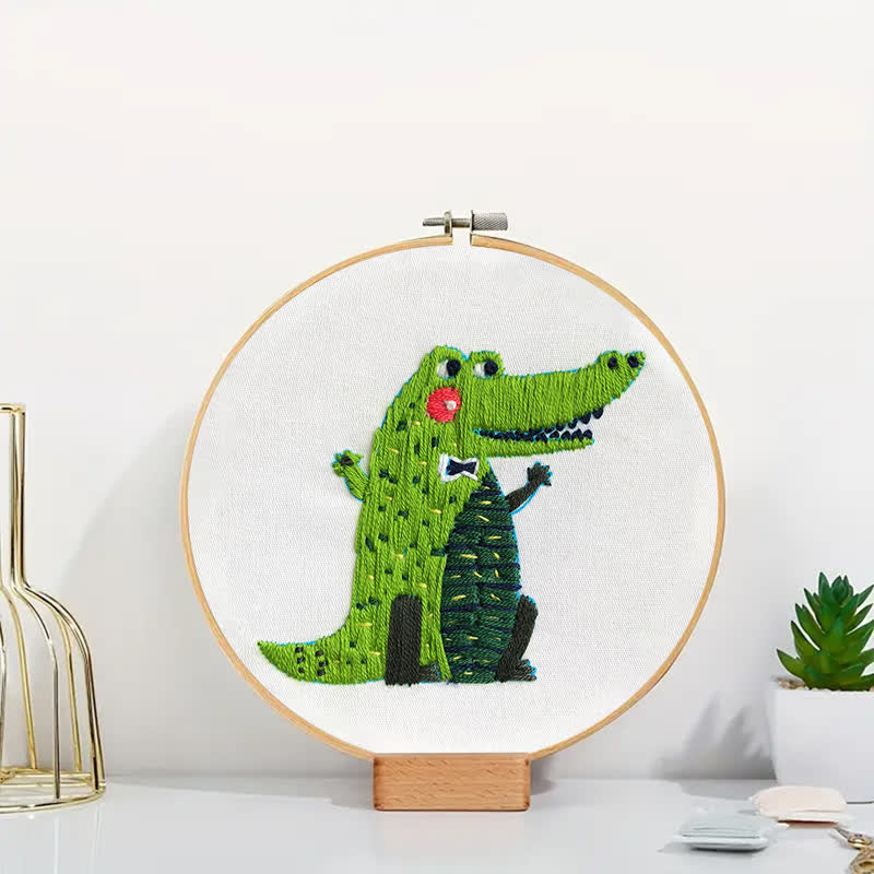 Rubbyoo Embroidery Kit - Alligator - image 1
