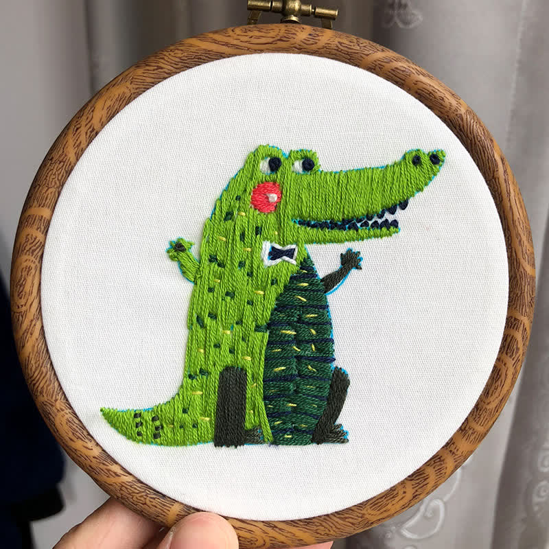 Rubbyoo Embroidery Kit - Alligator - image 2