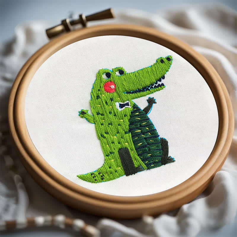 Rubbyoo Embroidery Kit - Alligator - image 5