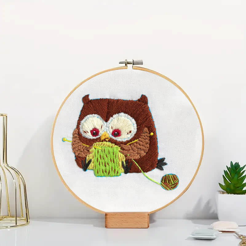 Rubbyoo Embroidery Kit - Cute Owl - image 2