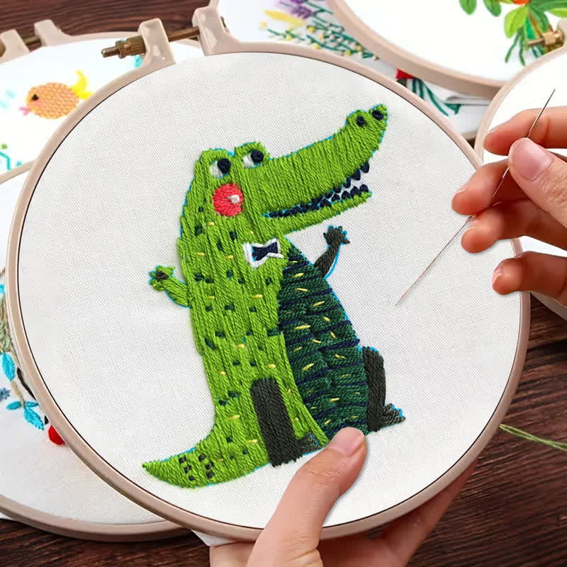 Rubbyoo Embroidery Kit - Alligator - image 9
