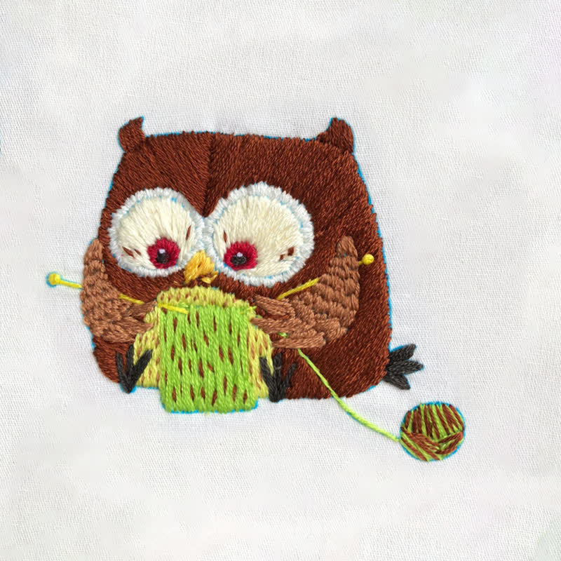 Rubbyoo Embroidery Kit - Cute Owl - image 10