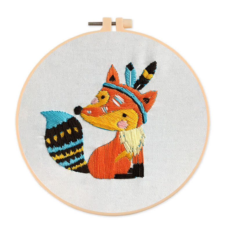 Rubbyoo Embroidery Kit - Cute Fox - image 0