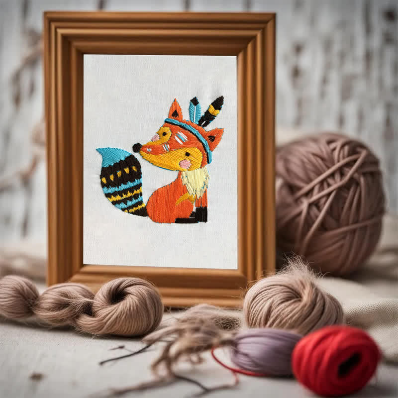 Rubbyoo Embroidery Kit - Cute Fox - image 3