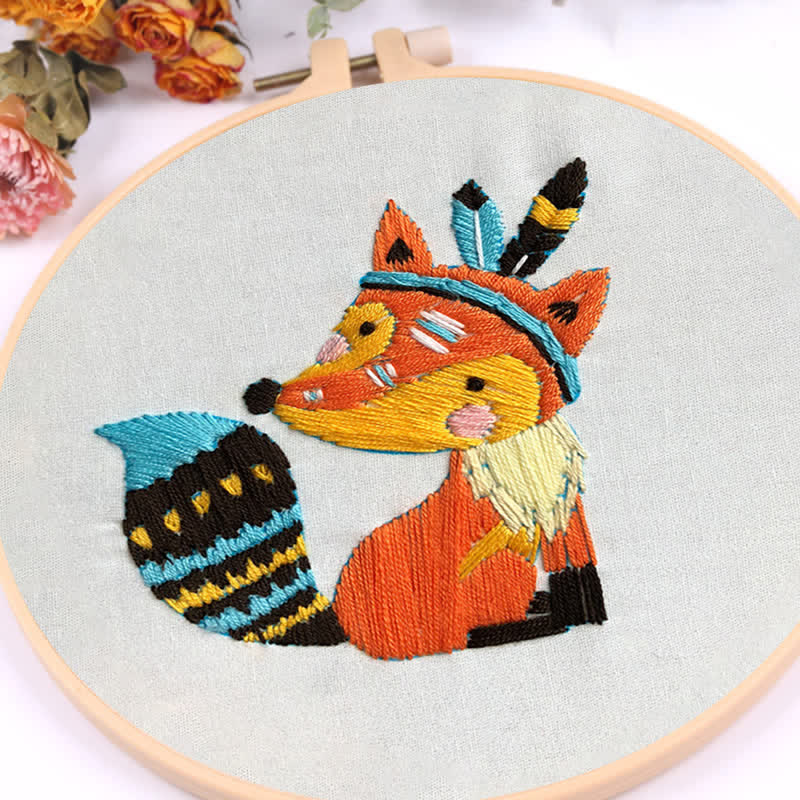 Rubbyoo Embroidery Kit - Cute Fox - image 8