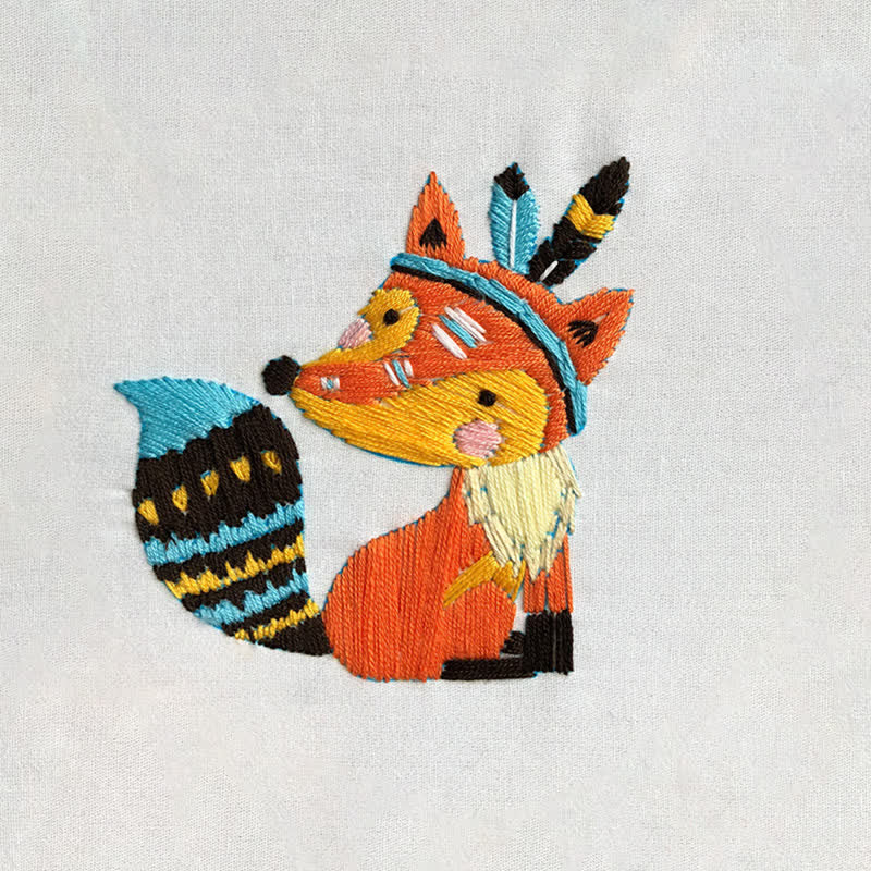 Rubbyoo Embroidery Kit - Cute Fox - image 10