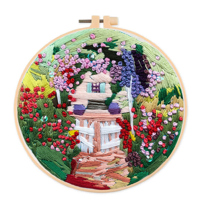 Rubbyoo Embroidery Kit - Secret Garden, House - image 0