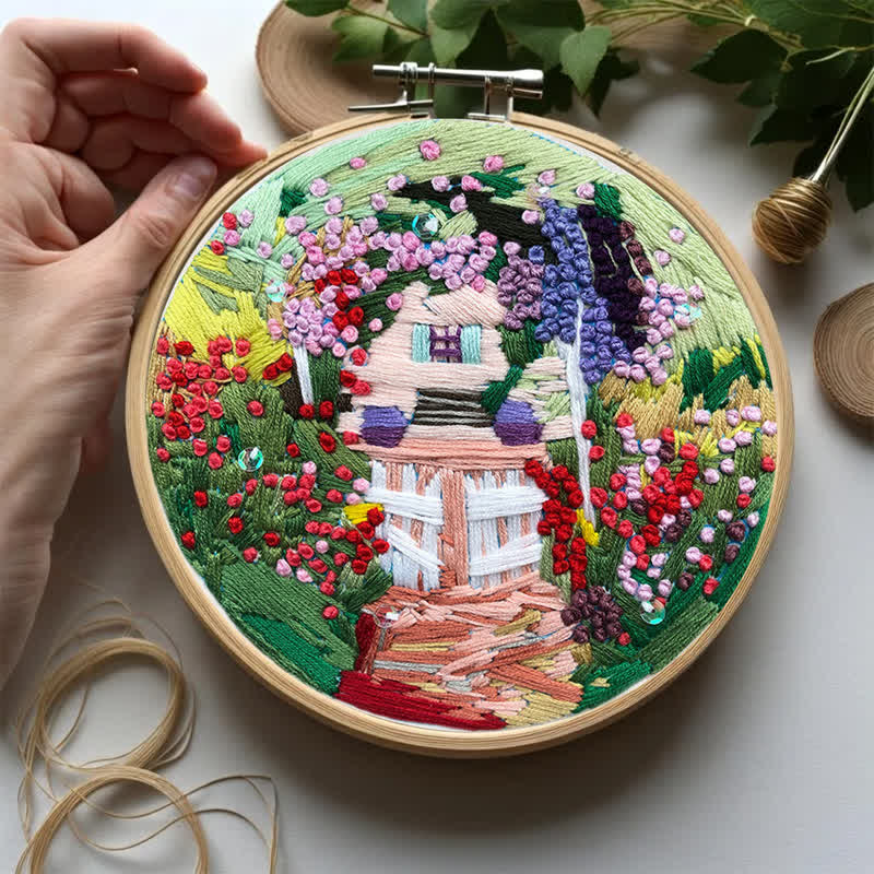 Rubbyoo Embroidery Kit - Secret Garden, House - image 2