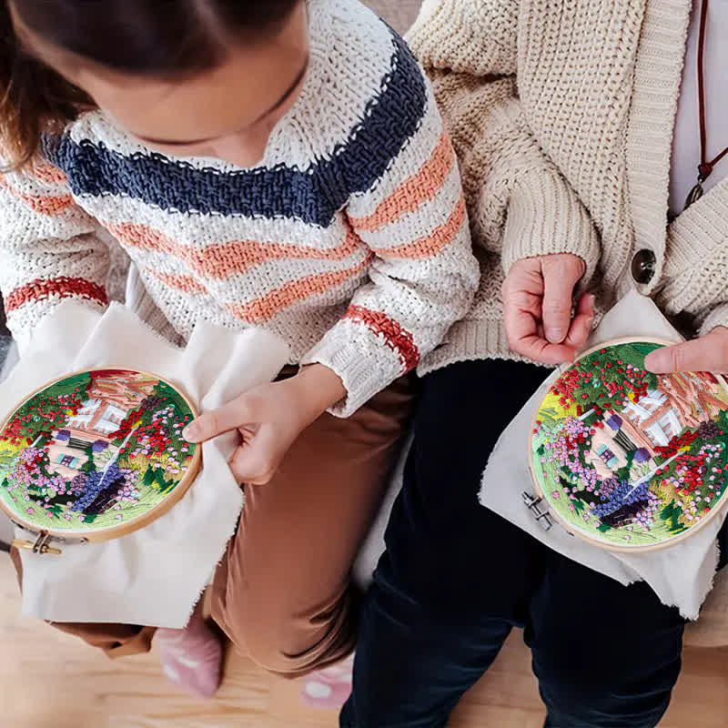 Rubbyoo Embroidery Kit - Secret Garden, House - image 4