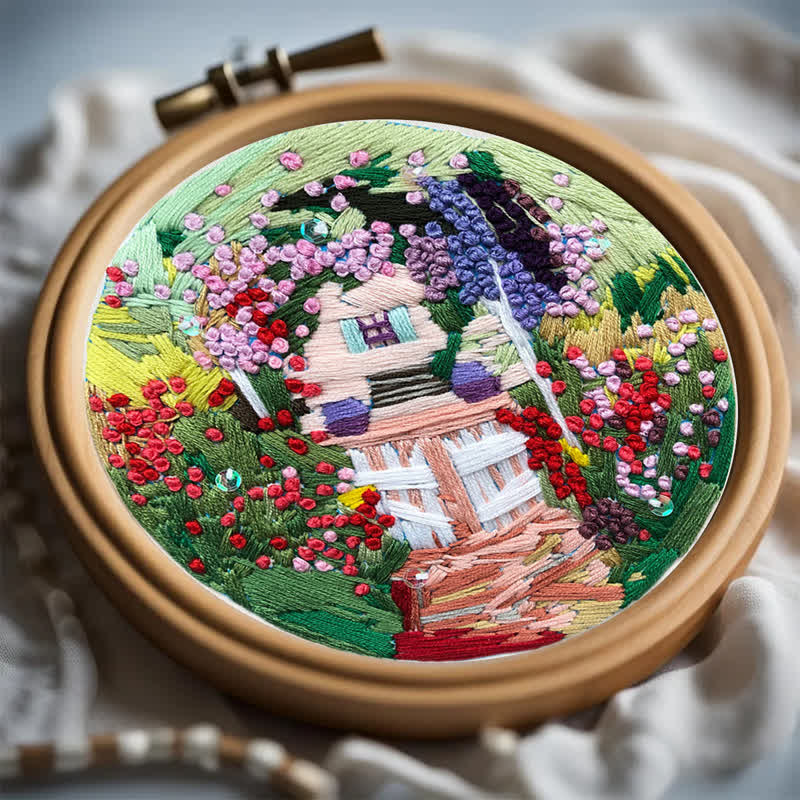 Rubbyoo Embroidery Kit - Secret Garden, House - image 5