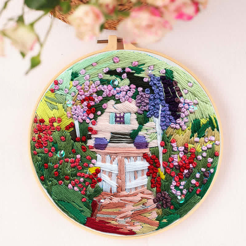 Rubbyoo Embroidery Kit - Secret Garden, House - image 3