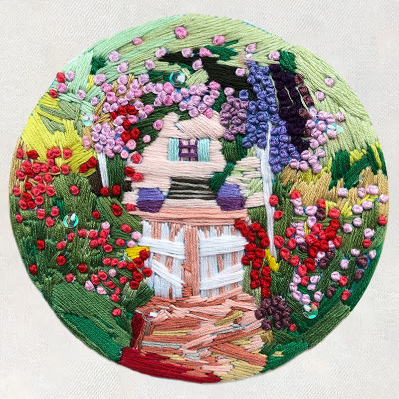 Rubbyoo Embroidery Kit - Secret Garden, House - image 10