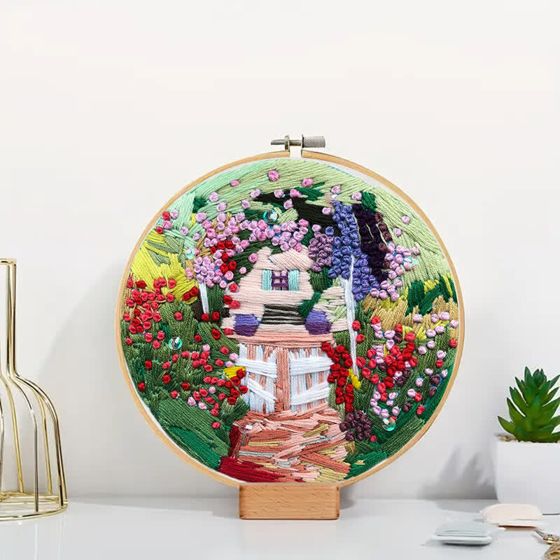 Rubbyoo Embroidery Kit - Secret Garden, House - image 8