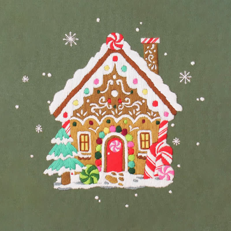 Rubbyoo Embroidery Kit - Nordic Gingerbread House - image 8