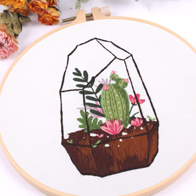 Rubbyoo Embroidery Kit - Succulent Plants - image 4